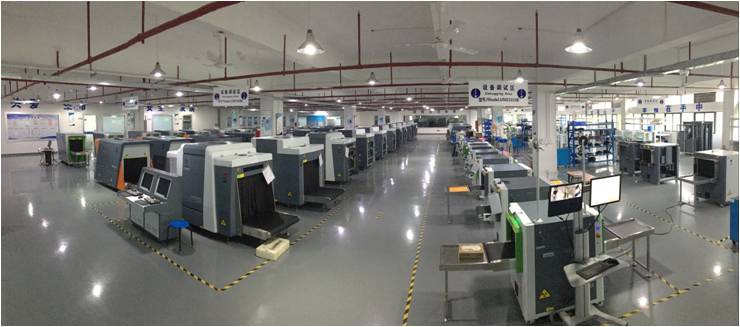 z6com·尊龙科技安检机生产车间一角